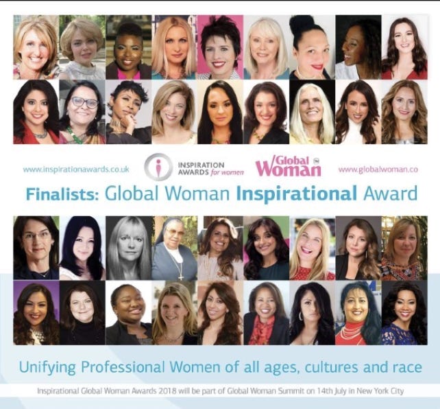 Global Woman Inspirational Award Finalists